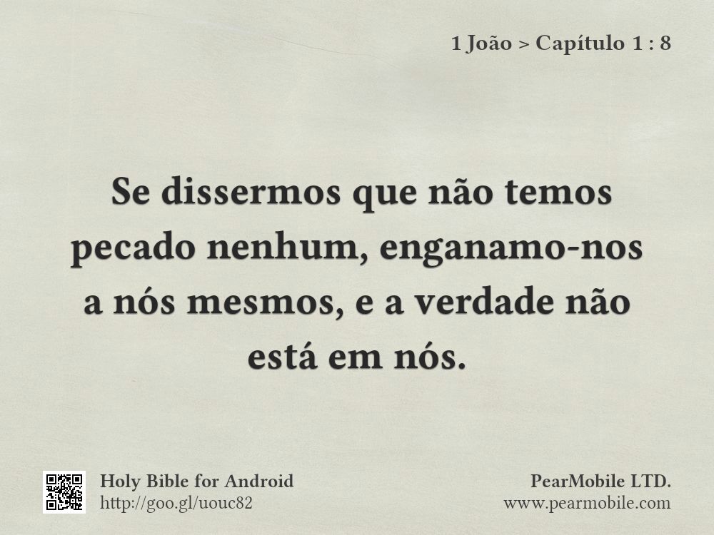 1 João, Capítulo 1:8